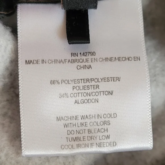 BCBGMAXAZRIA Cowl Neck Grey Sweatshirt Hoodie Size Medium - Picture 8 of 8